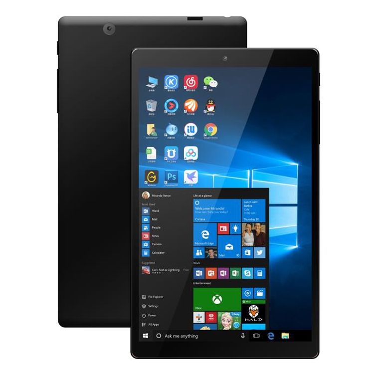 Tablette tactile sous Windows 10 8 pouces Intel Quad Core + 64Go de ROM. + SD 32Go Noir YONIS