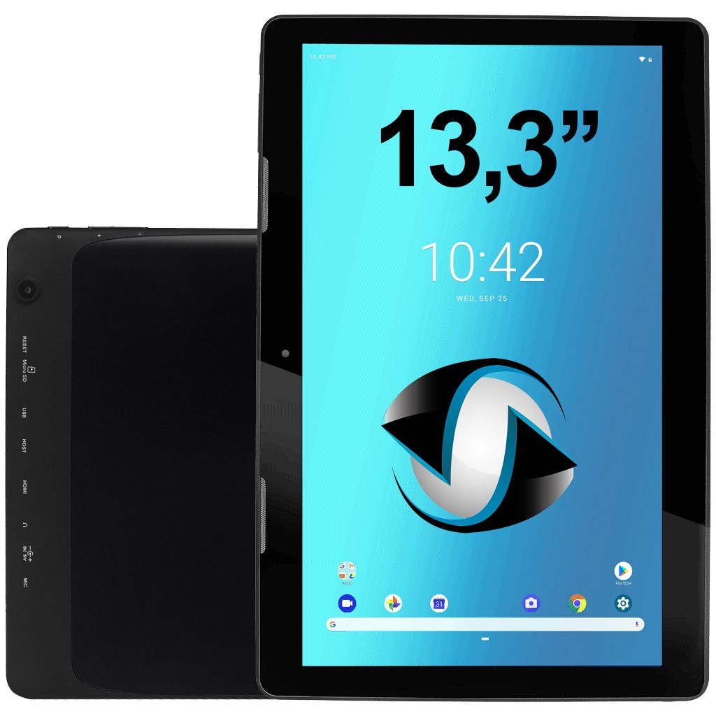 Tablette 13 Pouces Android 9.0 OctaCore Full HD HDMI Wifi Bluetooth + SD 4Go YONIS
