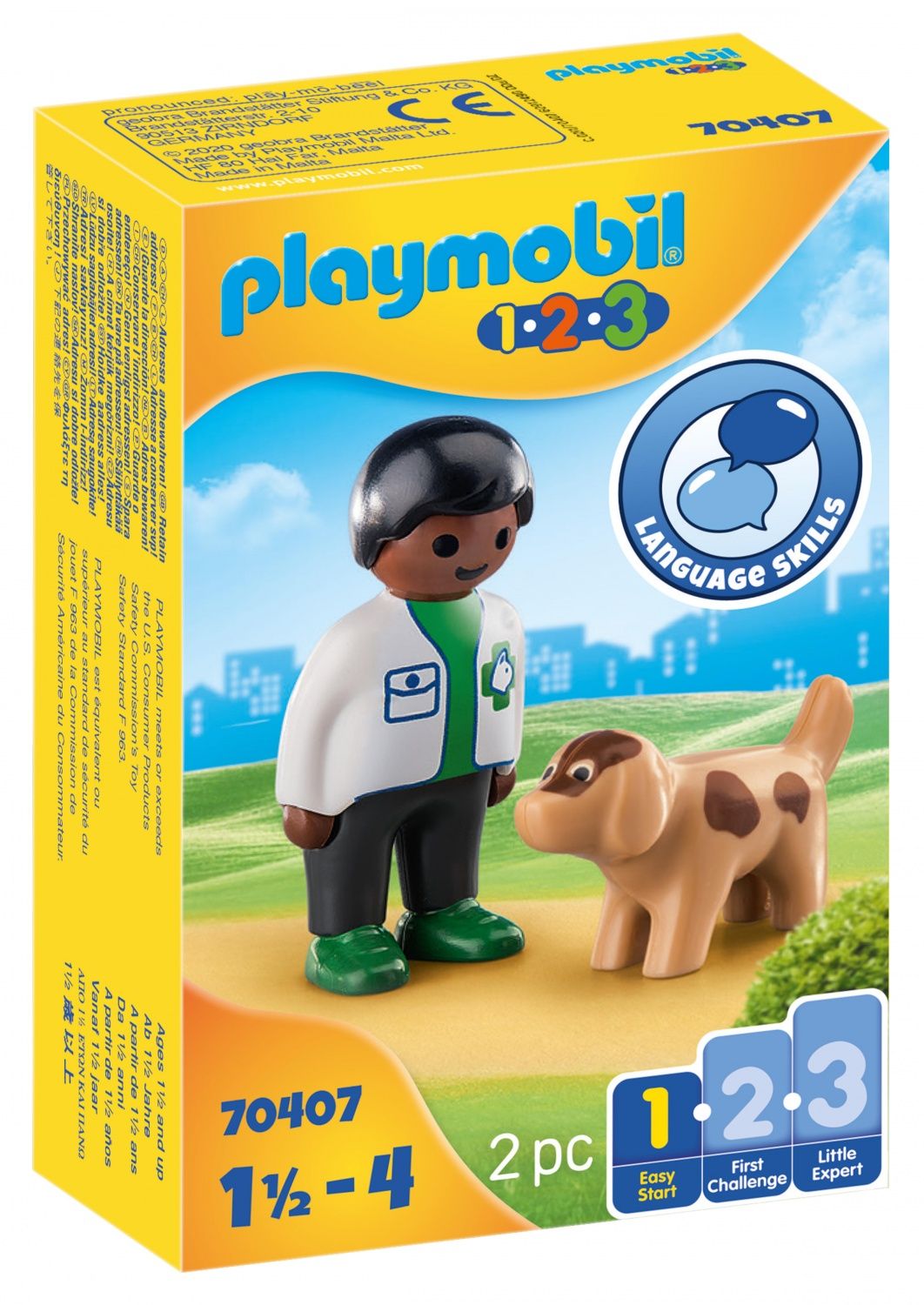 Playmobil 70407 Vétérinaire Avec Chien
