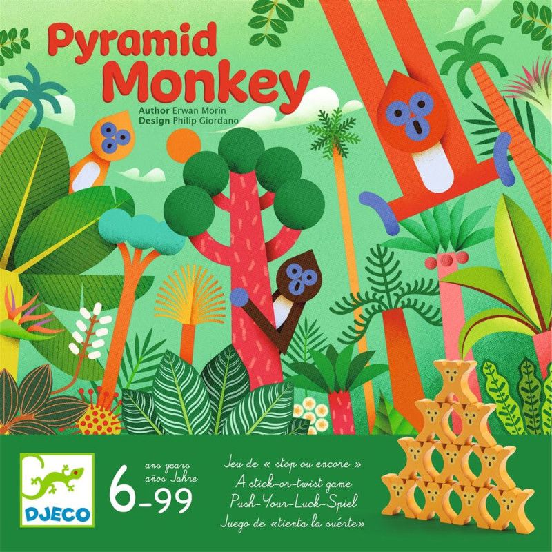 Jeu d'ambiance Djeco Pyramid Monkey - vue 2