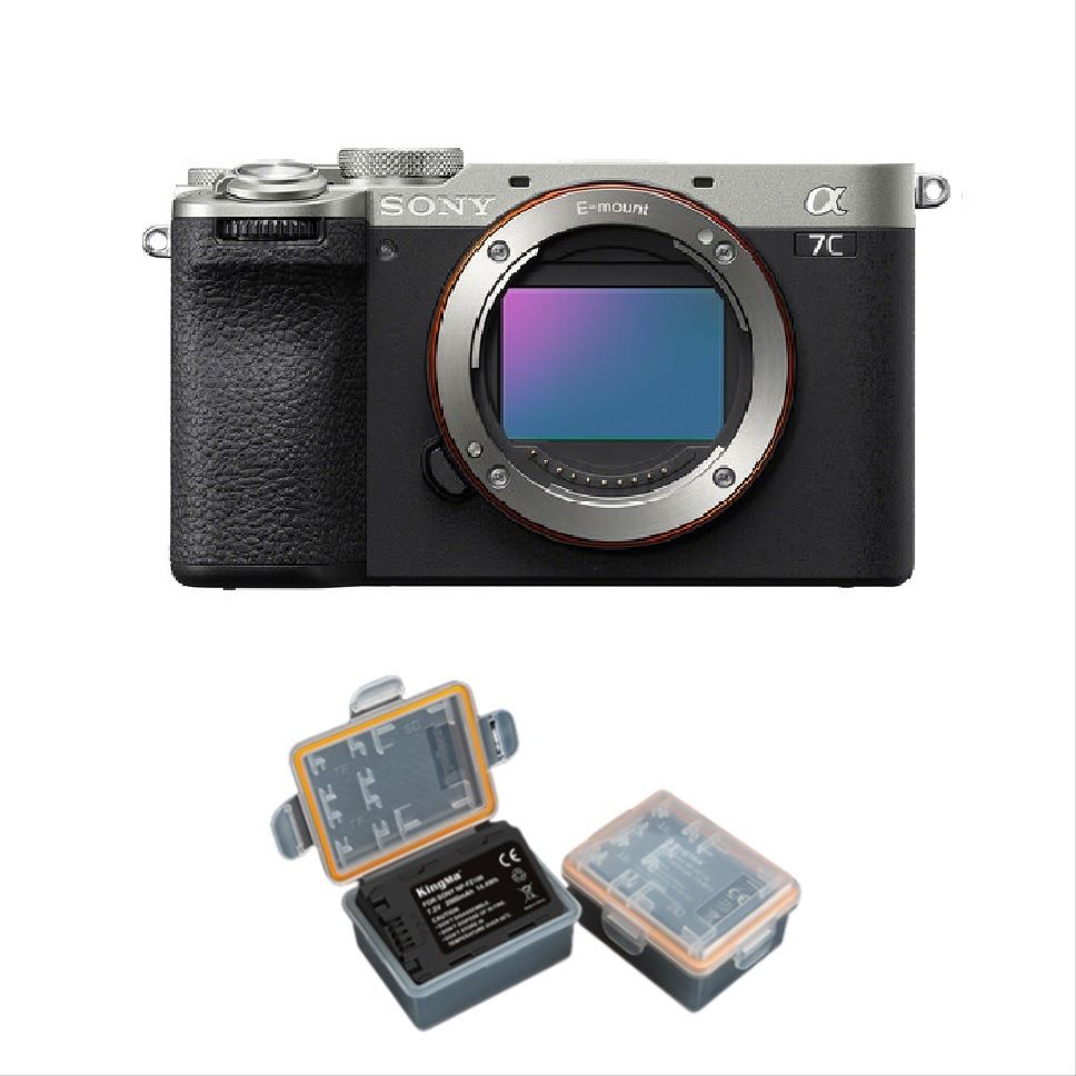 Boîtier Sony a7C II 24.2 mpix + 1 Kingma 2000 mAh Sony NP FZ100 batterie