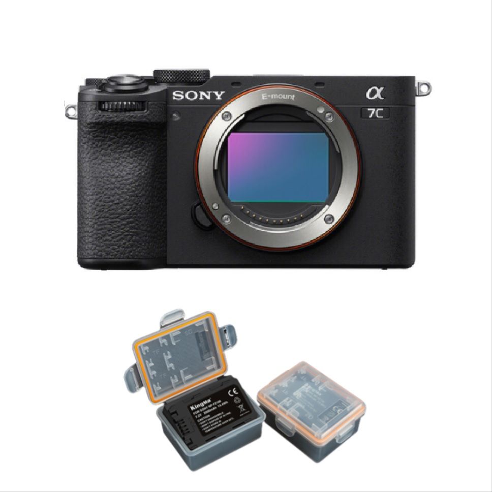 Boîtier Sony a7C II 24.2 mpix + 1 Kingma 2000 mAh Sony NP FZ100 batterie - vue 2