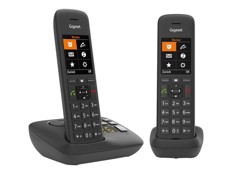 Gigaset C575A Duo Téléphone sans fil système de répondeur avec ID d'appelant ECO DECT\\GAP + combiné supplémentaire