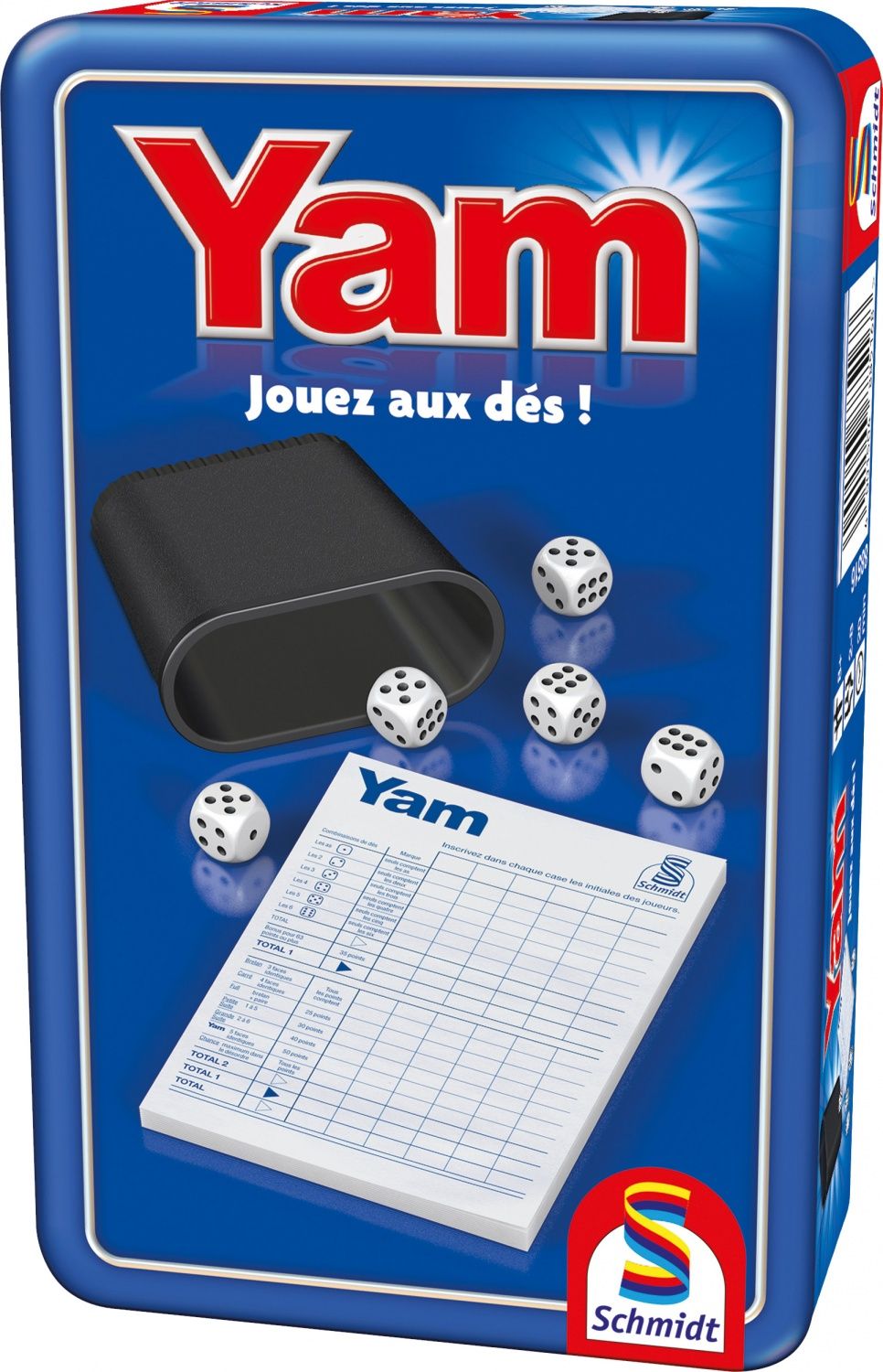 Jeu de Dés Yam Voyage en Boîte Métal Amusement en Famille Neuf - vue 2