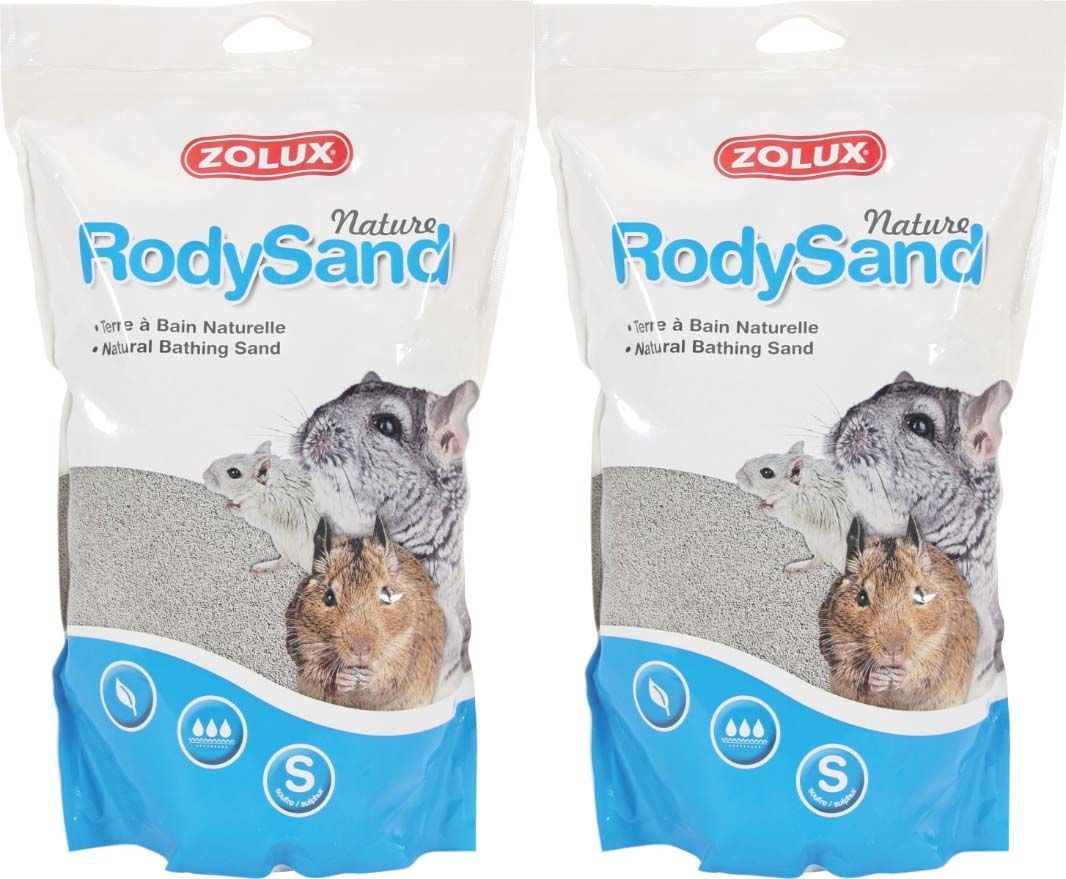 Meilleurs prix pour Terre À Bain Pour Chichillas Rody Sand 2l (Lot De 2)