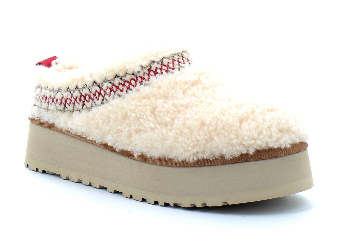 Mules chaussons Tazz en peau lainée - vue 3