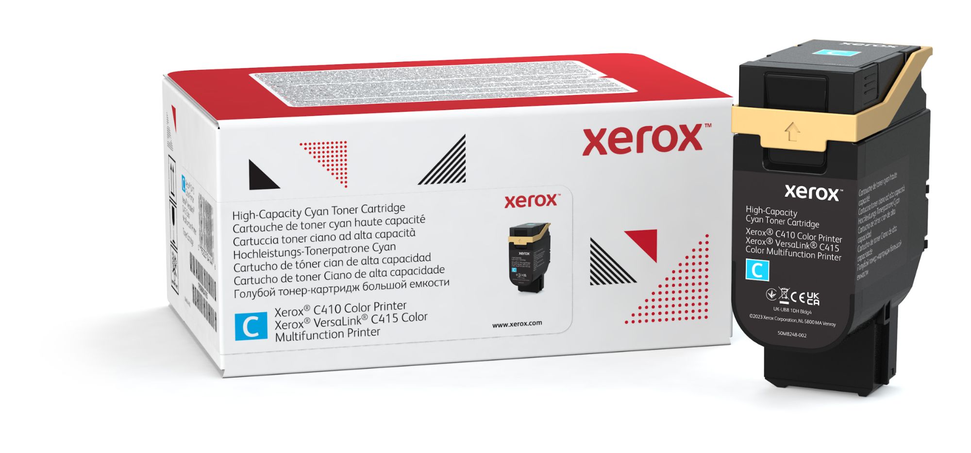 Xerox Cartouche De Toner Cyan Versalink C415 Color Multifunction Prin