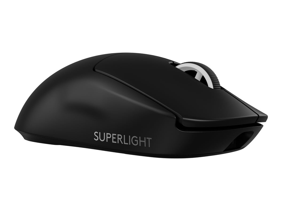 Logitech G PRO X SUPERLIGHT 2 - Souris - jeux - optique - 5 boutons - sans fil - 2.4 GHz - récepteur USB Logitech LIGHTSPEED - noir