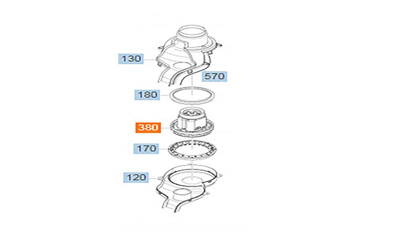 MOTEUR VENTILATEUR 24V pour NETTOYEUR HAUTE PRESSION KARCHER 6.490 312.0