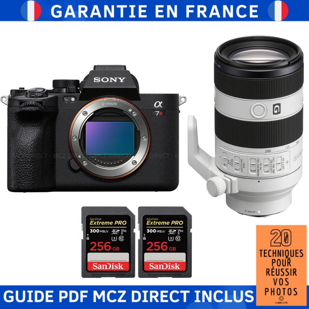 Sony A7R V + FE 70 200mm f4 Macro G OSS II + 2 SanDisk Extreme PRO UHS II SDXC 300 MB/ + Guide PDF MCZ DIRECT '20 TECHNIQUES POUR RÉUSSIR VOS PHOTOS - vue 4