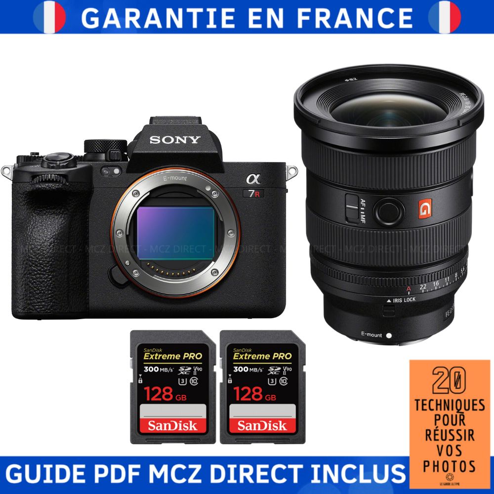 Sony A7R V + FE 16 35mm f2.8 GM II + 2 SanDisk Extreme PRO UHS II SDXC 300 MB/ + Guide PDF MCZ DIRECT '20 TECHNIQUES POUR RÉUSSIR VOS PHOTOS - vue 4