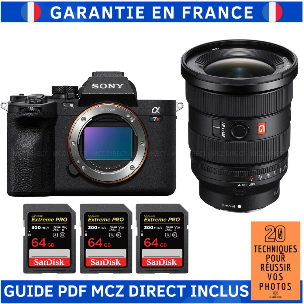 Sony A7R V + FE 16 35mm f2.8 GM II + 3 SanDisk Extreme PRO UHS II SDXC 300 MB/ + Guide PDF MCZ DIRECT '20 TECHNIQUES POUR RÉUSSIR VOS PHOTOS - vue 2