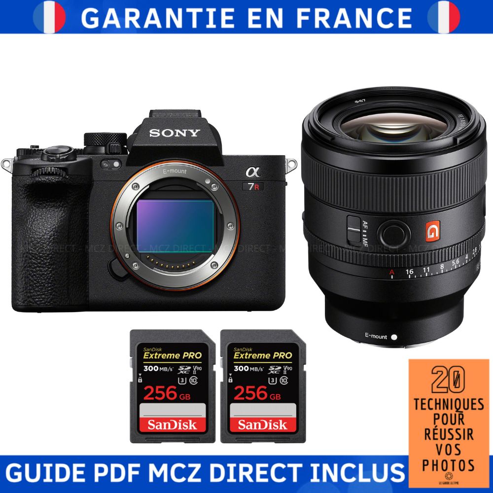 Sony A7R V + FE 50mm f1.4 GM + 2 SanDisk Extreme PRO UHS II SDXC 300 MB/ + Guide PDF MCZ DIRECT '20 TECHNIQUES POUR RÉUSSIR VOS PHOTOS - vue 2