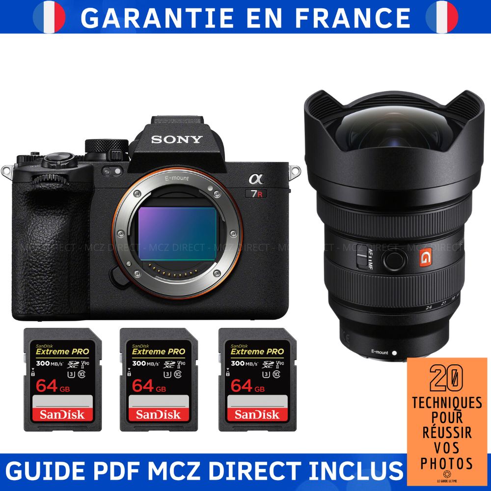 Sony A7R V + FE 12 24mm f2.8 GM + 3 SanDisk Extreme PRO UHS II SDXC 300 MB/ + Guide PDF MCZ DIRECT '20 TECHNIQUES POUR RÉUSSIR VOS PHOTOS - vue 2