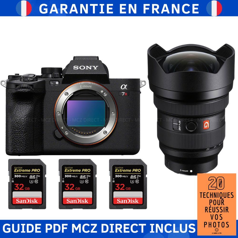 Sony A7R V + FE 12 24mm f2.8 GM + 3 SanDisk Extreme PRO UHS II SDXC 300 MB/ + Guide PDF MCZ DIRECT '20 TECHNIQUES POUR RÉUSSIR VOS PHOTOS - vue 3
