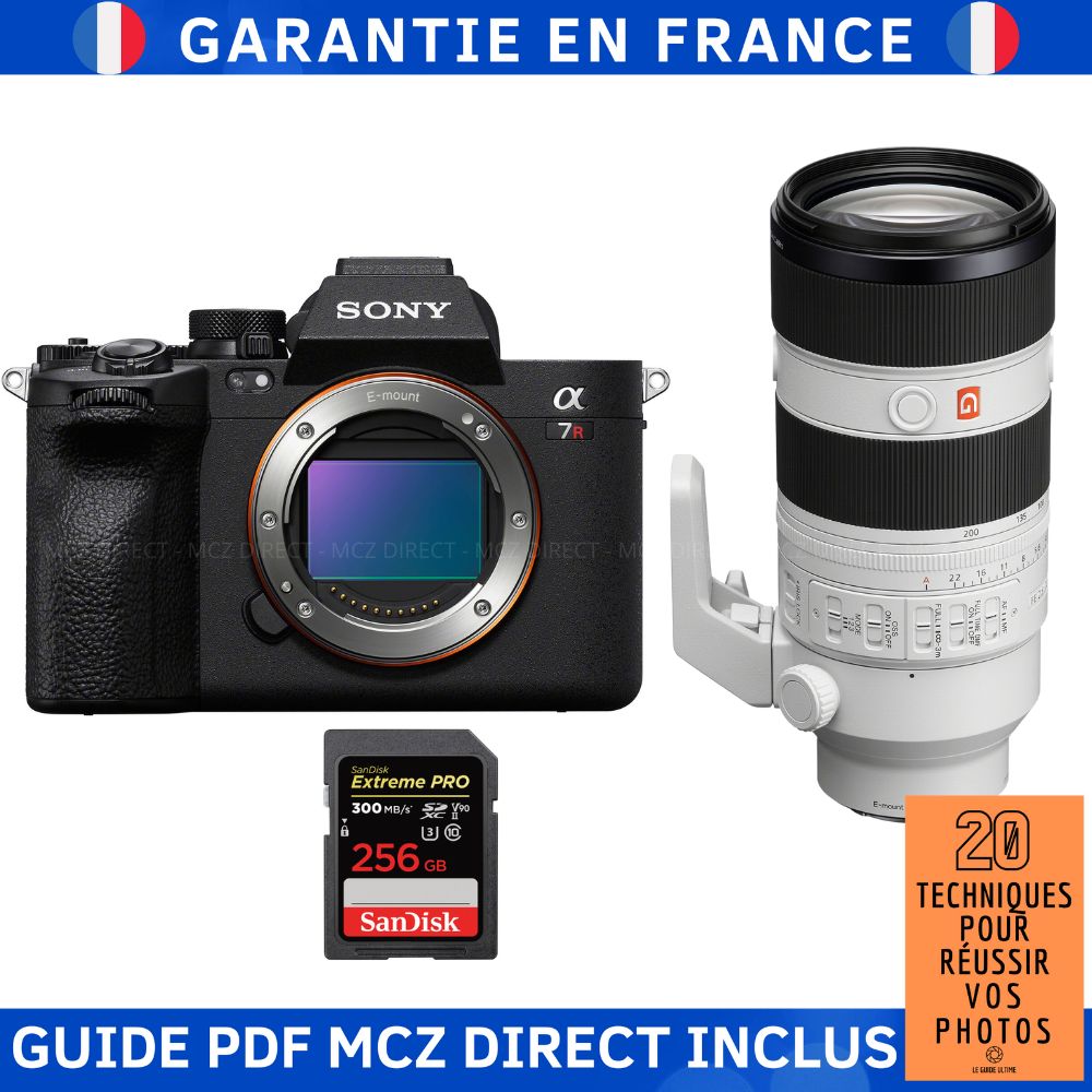 Sony A7R V + FE 70 200mm f2.8 GM OSS II + 1 SanDisk Extreme PRO UHS II SDXC 300 MB/ + Guide PDF MCZ DIRECT '20 TECHNIQUES POUR RÉUSSIR VOS PHOTOS - vue 3