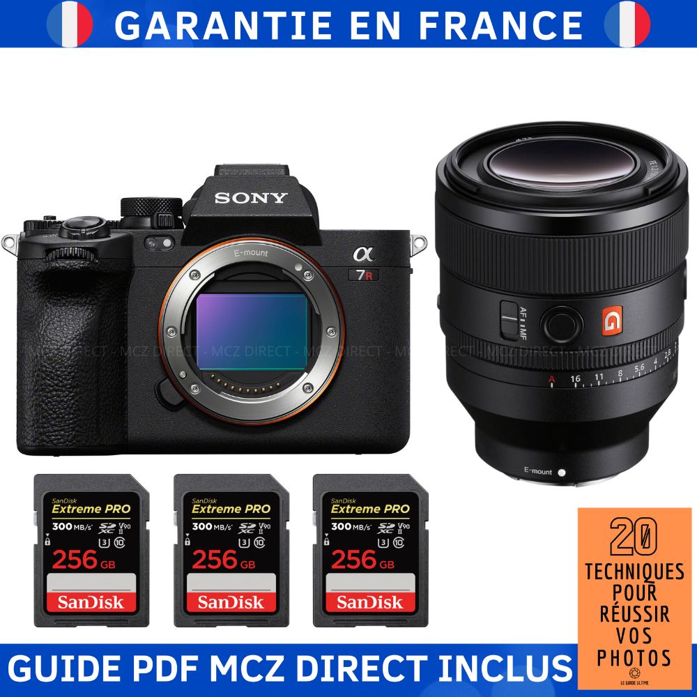 Sony A7R V + FE 50mm f1.2 GM + 3 SanDisk Extreme PRO UHS II SDXC 300 MB/ + Guide PDF MCZ DIRECT '20 TECHNIQUES POUR RÉUSSIR VOS PHOTOS - vue 4