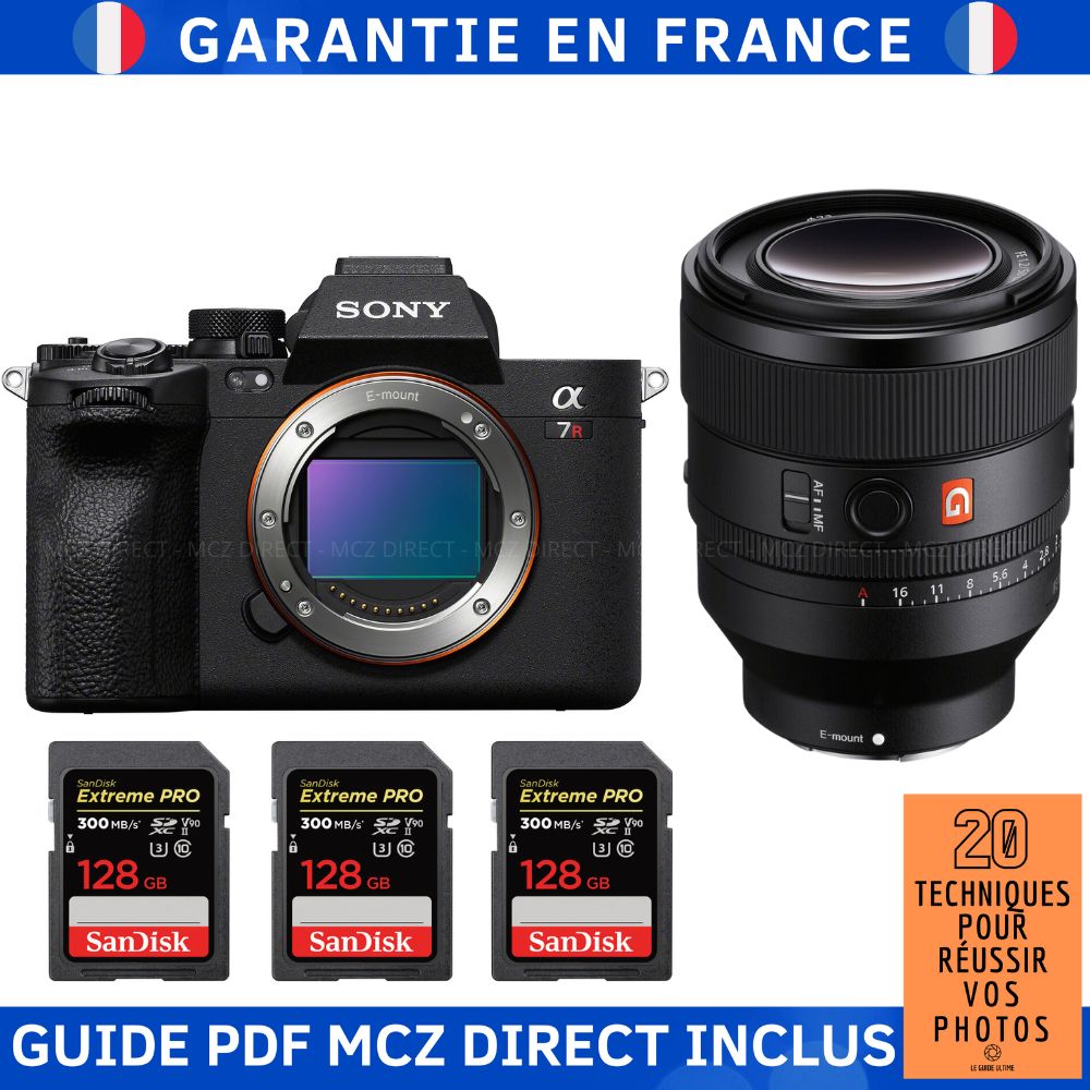 Sony A7R V + FE 50mm f1.2 GM + 3 SanDisk Extreme PRO UHS II SDXC 300 MB/ + Guide PDF MCZ DIRECT '20 TECHNIQUES POUR RÉUSSIR VOS PHOTOS - vue 3