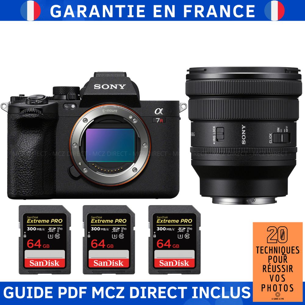 Sony A7R V + FE PZ 16 35mm f4 G + 3 SanDisk Extreme PRO UHS II SDXC 300 MB/ + Guide PDF MCZ DIRECT '20 TECHNIQUES POUR RÉUSSIR VOS PHOTOS - vue 3