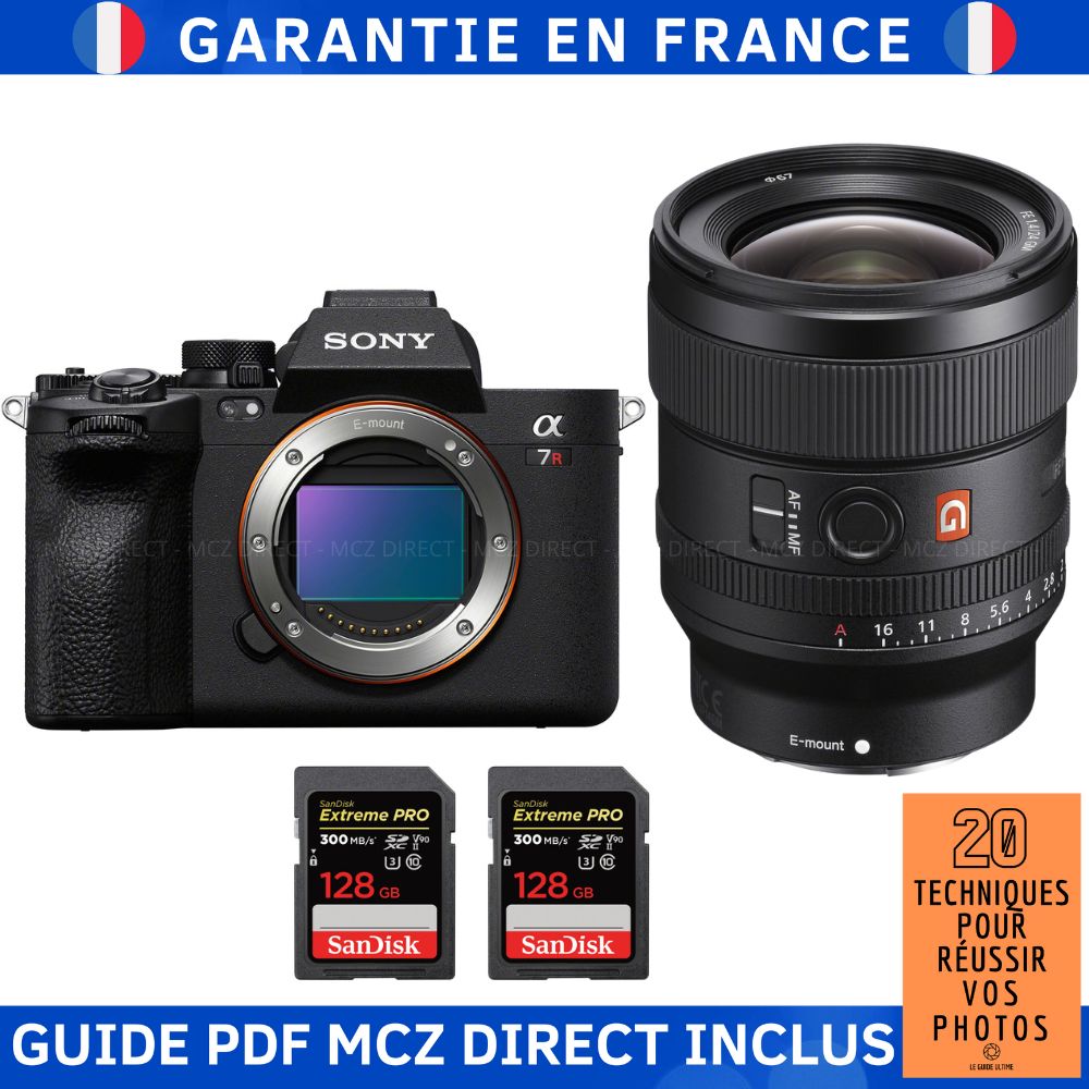 Sony A7R V + FE 24mm f1.4 GM + 2 SanDisk Extreme PRO UHS II SDXC 300 MB/ + Guide PDF MCZ DIRECT '20 TECHNIQUES POUR RÉUSSIR VOS PHOTOS - vue 2