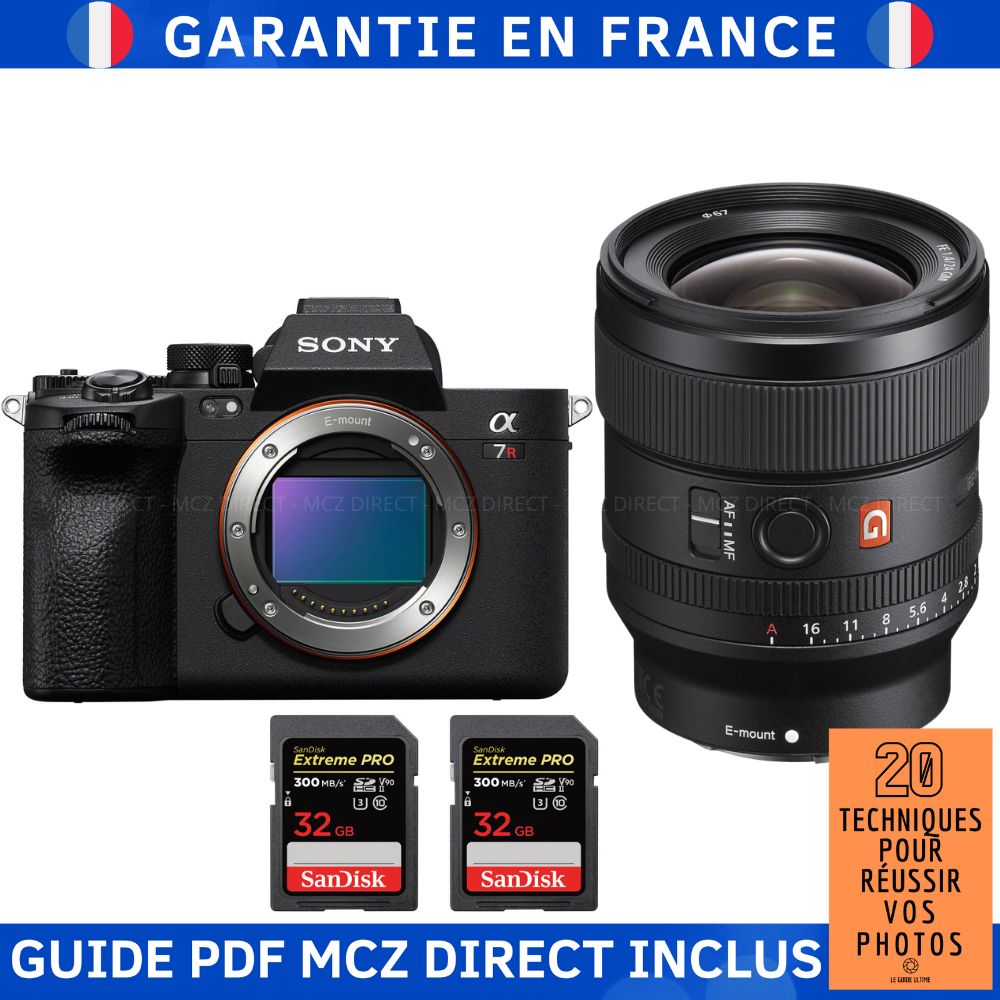 Sony A7R V + FE 24mm f1.4 GM + 2 SanDisk Extreme PRO UHS II SDXC 300 MB/ + Guide PDF MCZ DIRECT '20 TECHNIQUES POUR RÉUSSIR VOS PHOTOS - vue 3