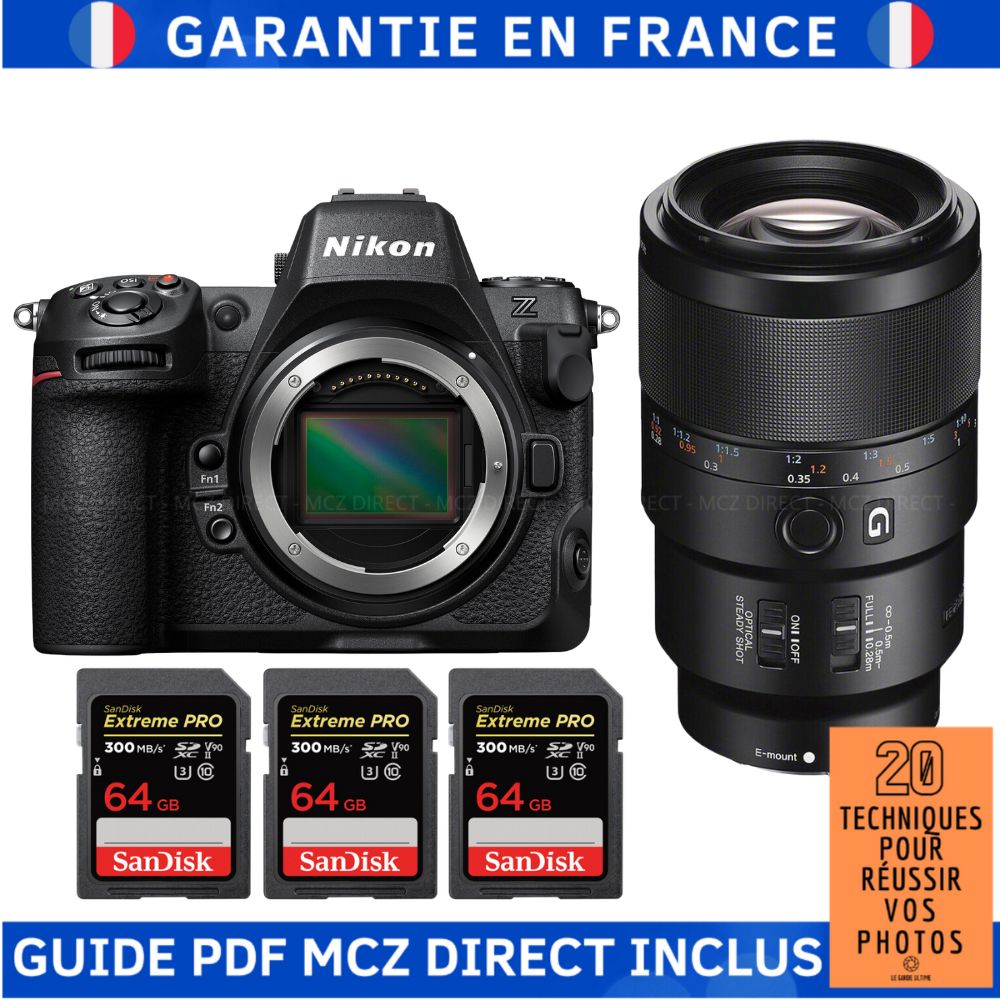 Sony A7R V + FE 90mm f2.8 Macro G OSS + 3 SanDisk Extreme PRO UHS II SDXC 300 MB/ + Guide PDF MCZ DIRECT '20 TECHNIQUES POUR RÉUSSIR VOS PHOTOS - vue 2