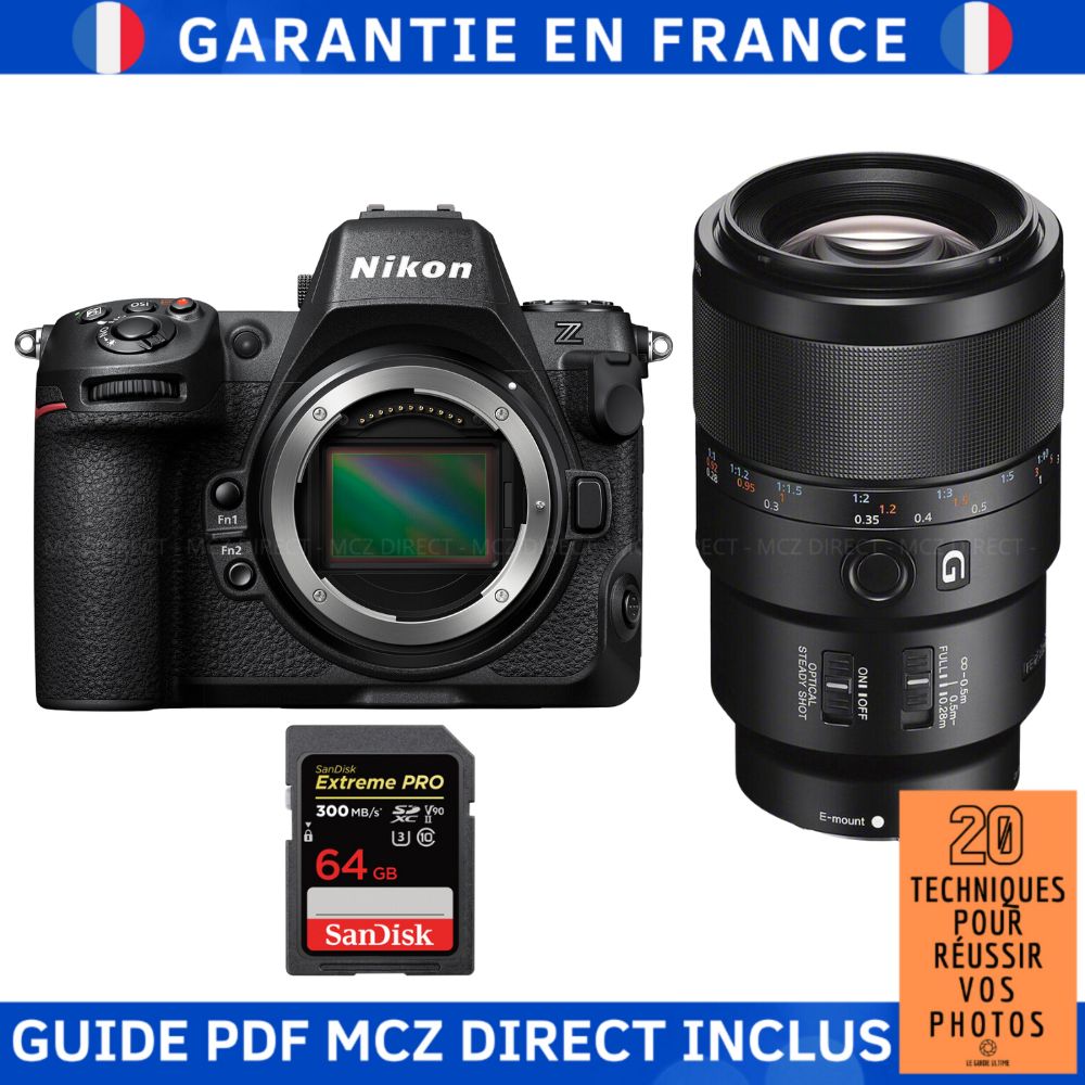 Sony A7R V + FE 90mm f2.8 Macro G OSS + 1 SanDisk Extreme PRO UHS II SDXC 300 MB/ + Guide PDF MCZ DIRECT '20 TECHNIQUES POUR RÉUSSIR VOS PHOTOS - vue 3