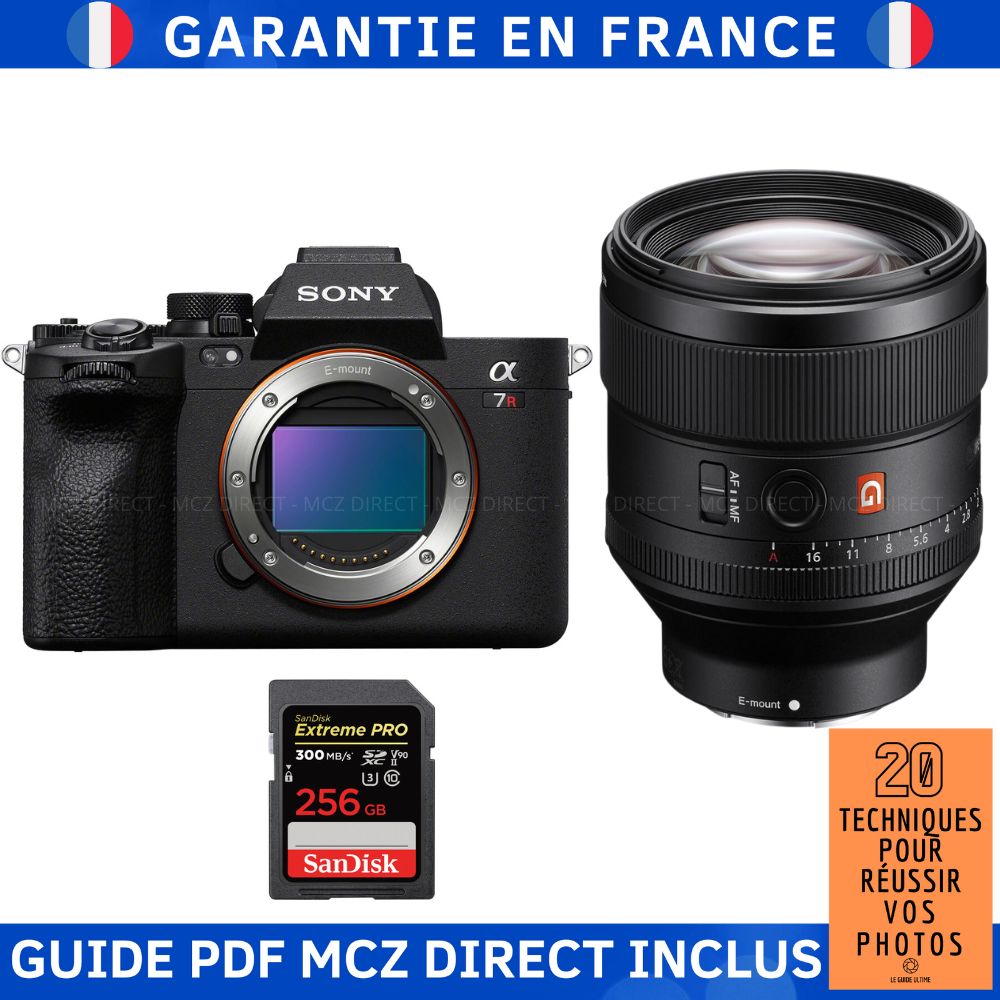 Sony A7R V + FE 85mm f1.4 GM + 1 SanDisk Extreme PRO UHS II SDXC 300 MB/ + Guide PDF MCZ DIRECT '20 TECHNIQUES POUR RÉUSSIR VOS PHOTOS - vue 3