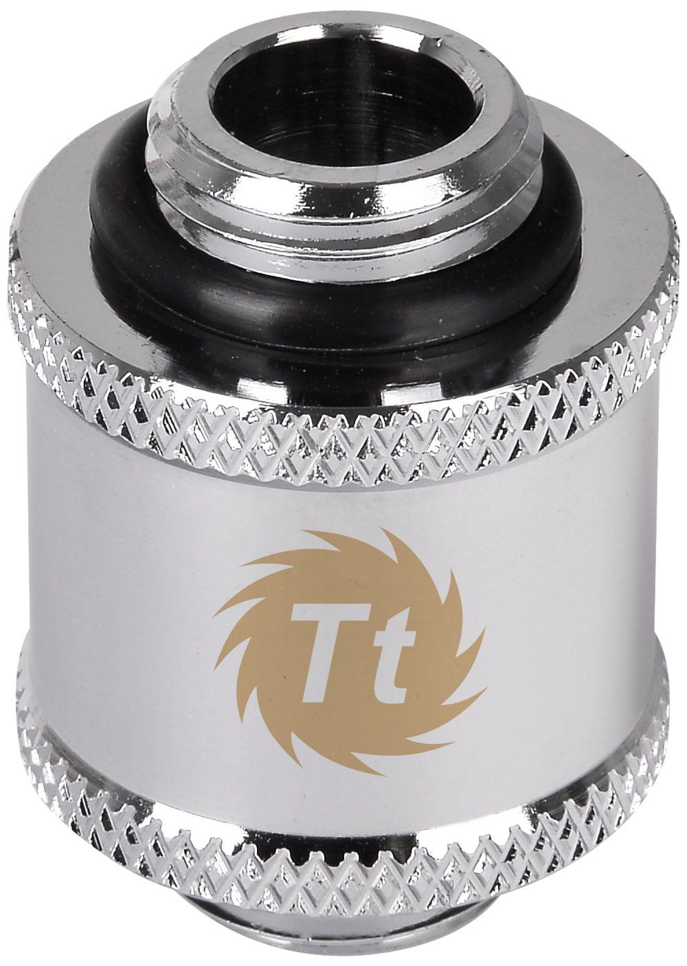 Thermaltake Pacific G14 Male to Male 20mm Extender Raccord pour système de refroidissement par liquide chrome
