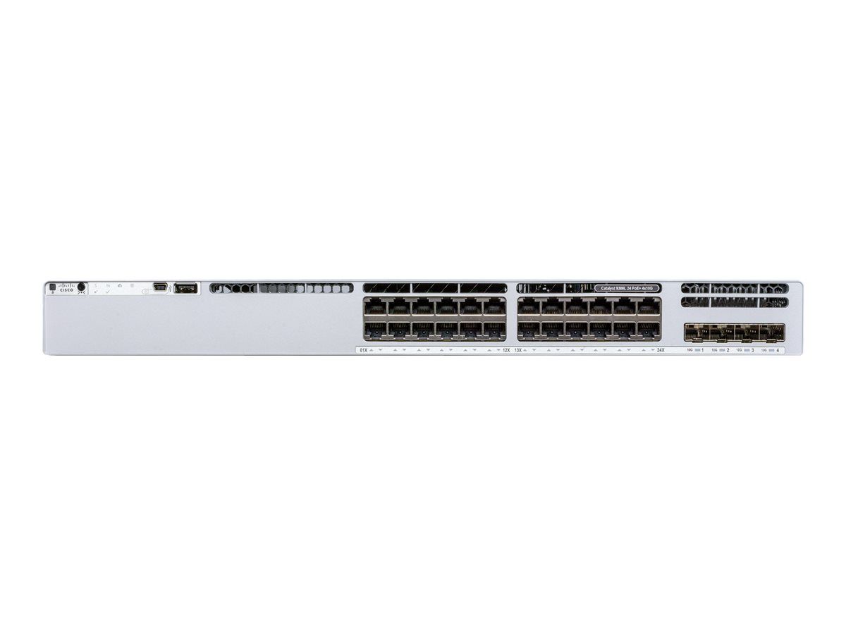 Cisco Catalyst Network Essentials commutateur C3 Géré 24 x 101001000 UPOE + 4 x SFP+ 10 Go liaison montante Montable sur rack UPOE