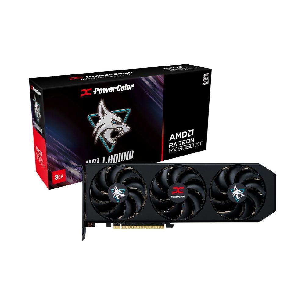 PowerColor Radeon RX 9060 XT Hellhound Radeon RX 9060 XT 8.0GB GDDR6 PCI Express
