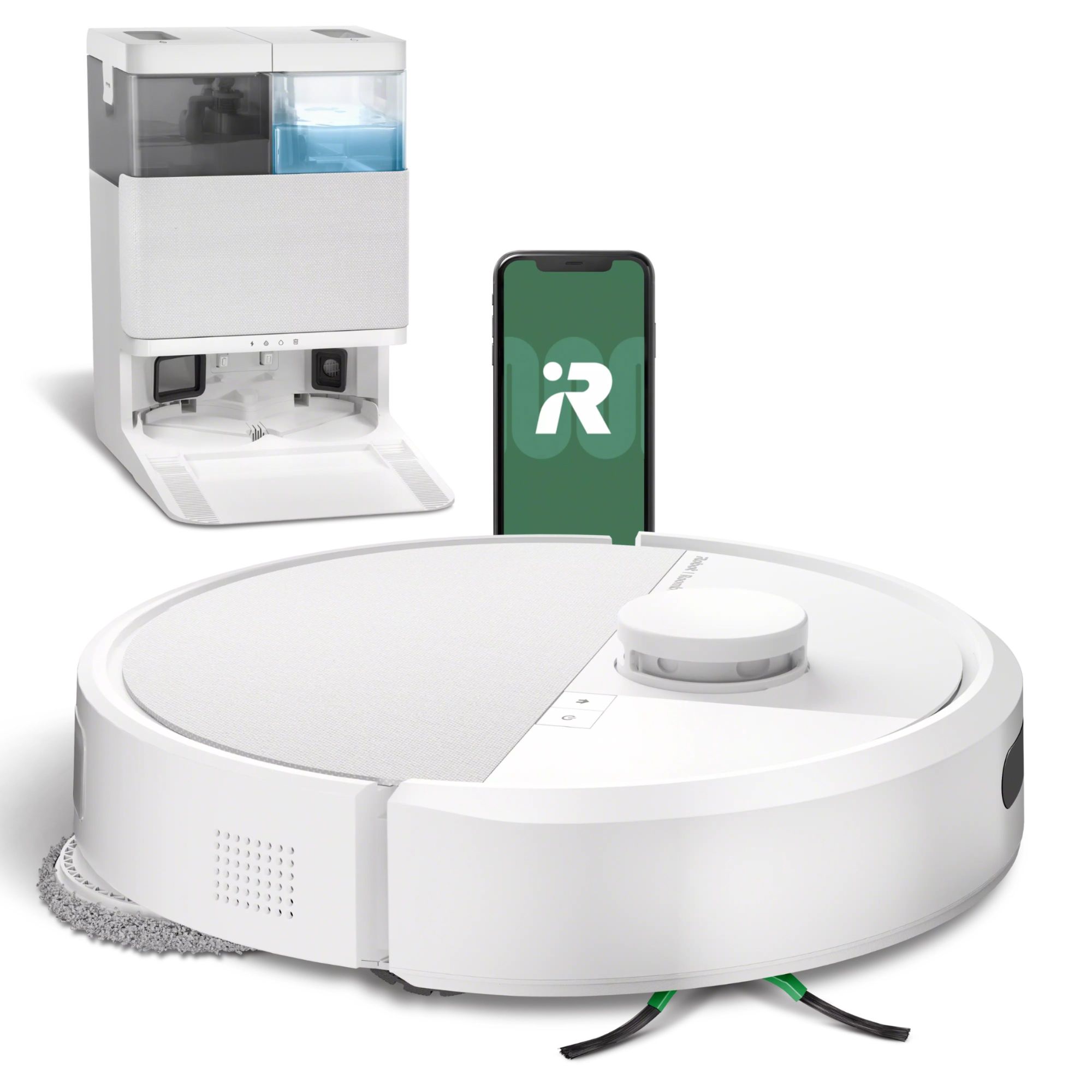 Robot Roomba Plus 405 Combo + base AutoWash  Blanc  iRobot