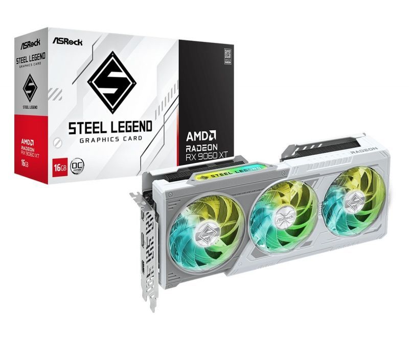 Radeon ASRock RX 9060 XT Steel Legend OC