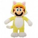 Peluche Super Mario costume chat jaune
