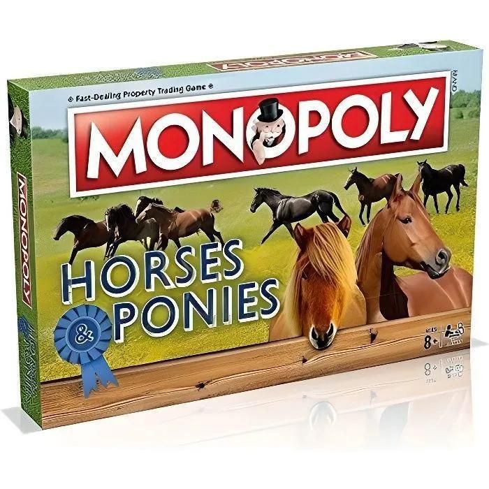 Jeu De Société Winning Moves Chevaux Et Poneys À Partir De 2 Joueurs Ou Plus Intérieur