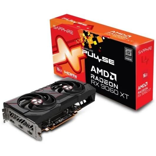 SAPPHIRE Carte graphique PULSE AMD RADEON™ RX 9060 XT GAMING OC DUAL HDMI / DP - vue 7