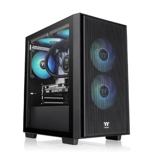 Thermaltake Versa H16 TG ARGB Micro Tower Noir