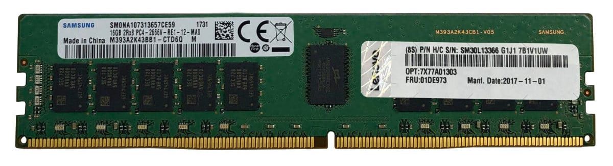 Lenovo TruDDR5 DDR5 module DIMM 288 broches 5600 MHz / PC5 44800 mémoire enregistré