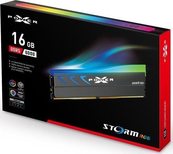 SP DDR5 6000 C36 RGB UDIMM 16GBx1 GAMING