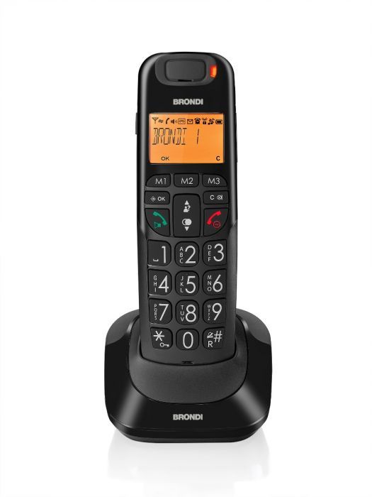 Brondi Bravo Bright Téléphone DECT Identification de 'appelant