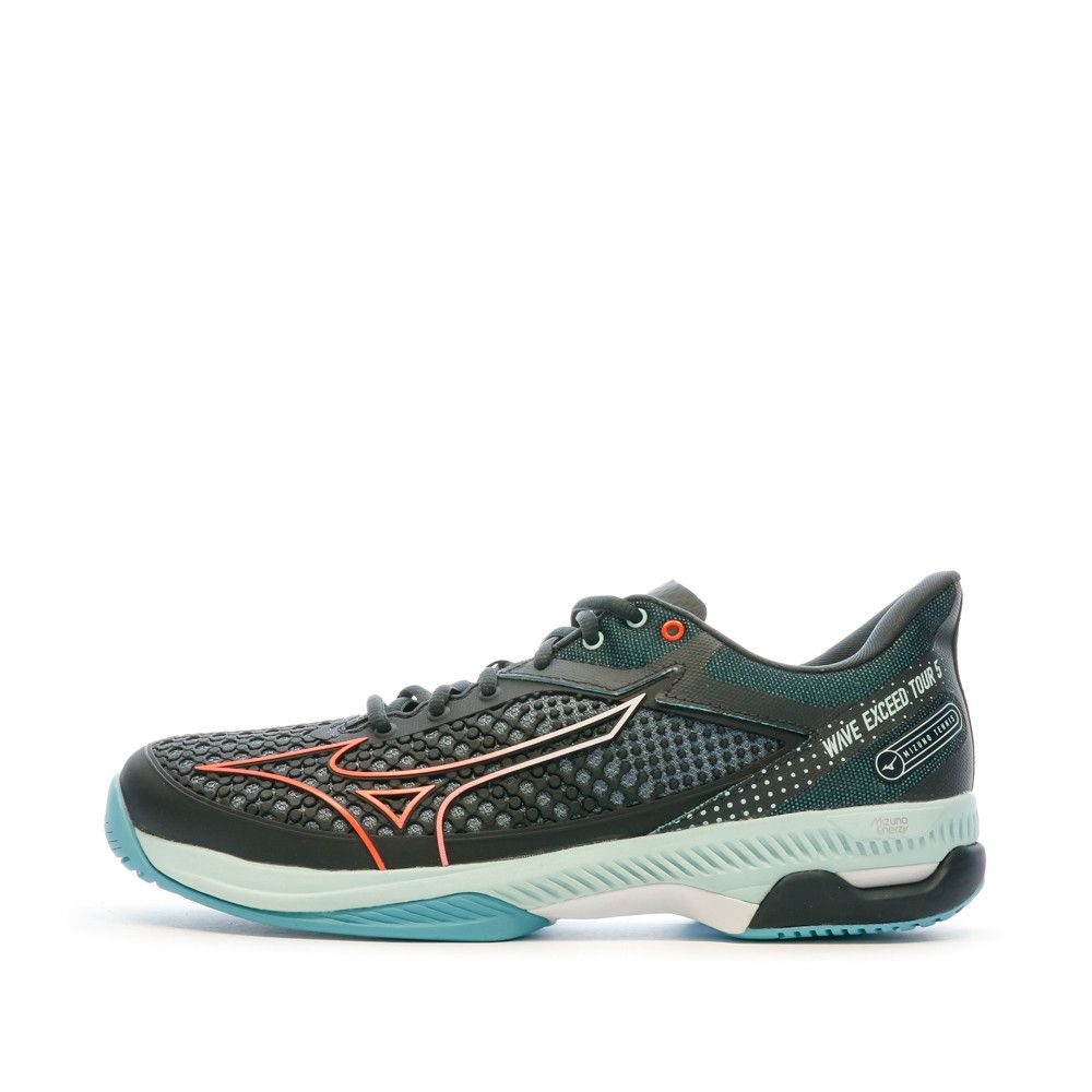 Chaussures De Tennis Noires Homme Mizuno Wave Exceed - 39