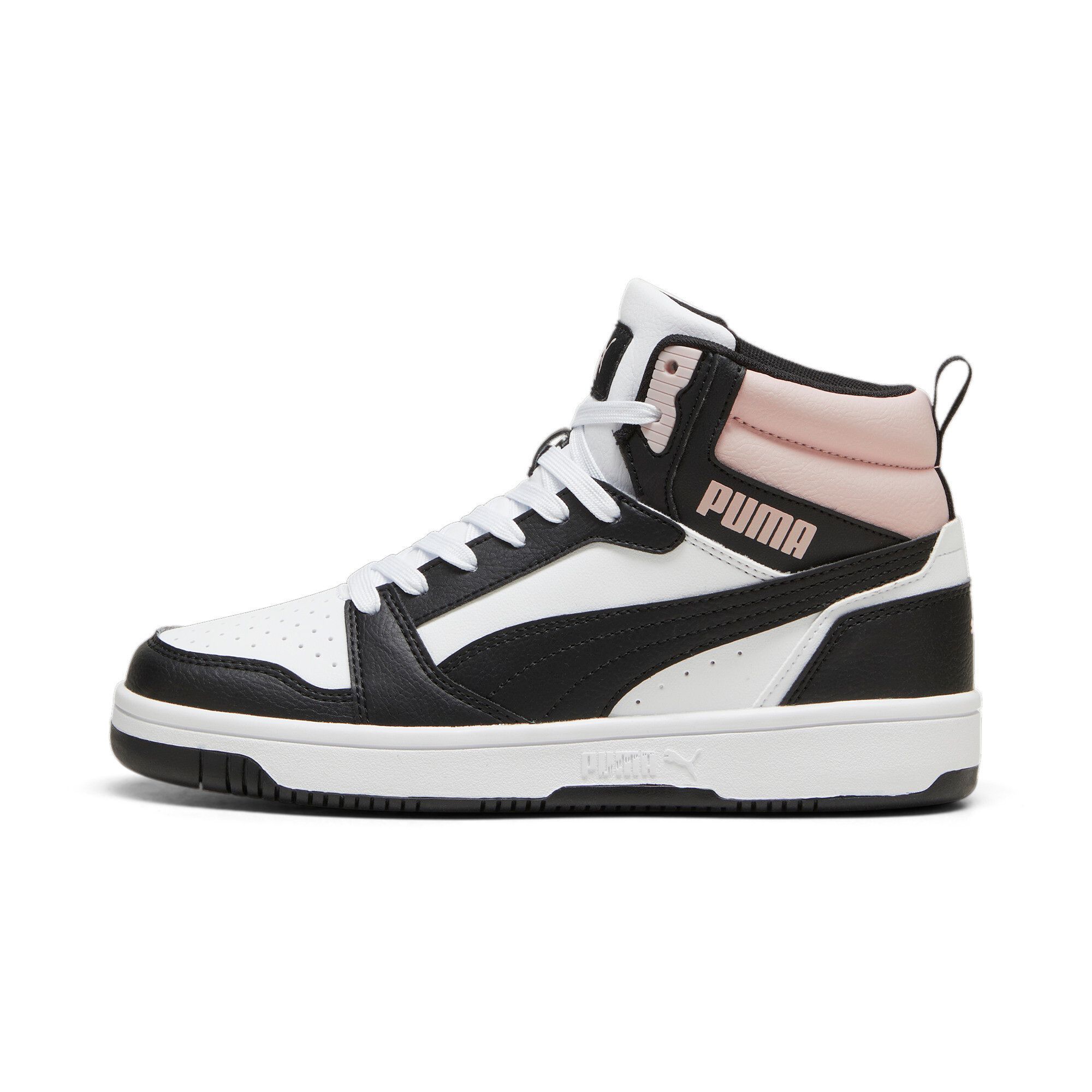 Puma Rebound Sneakers, Chaussures, Blanc/Noir/Mauve Mist, 38