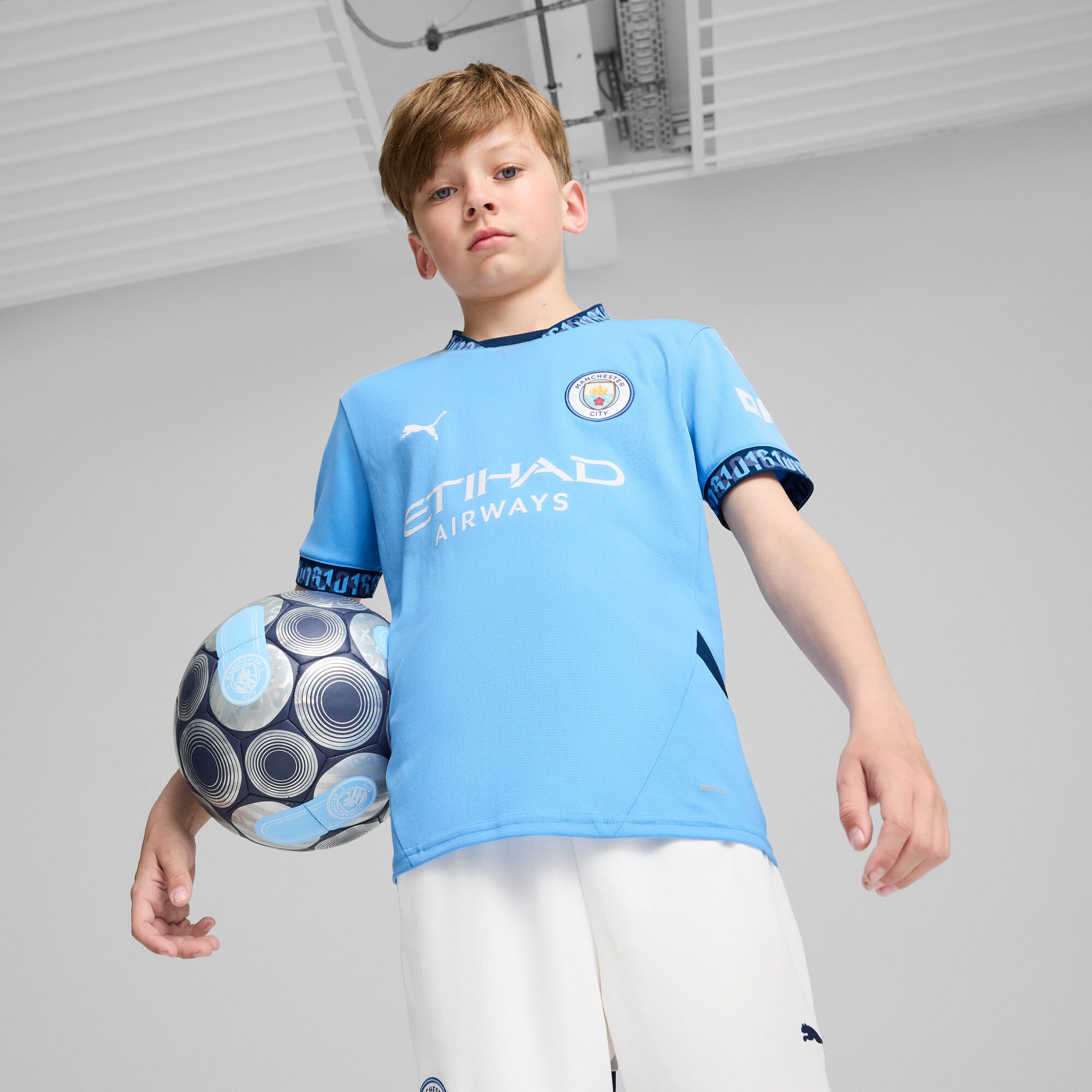 Chemise enfant Puma .CITY 25 HOME JR JERSEY - vue 2