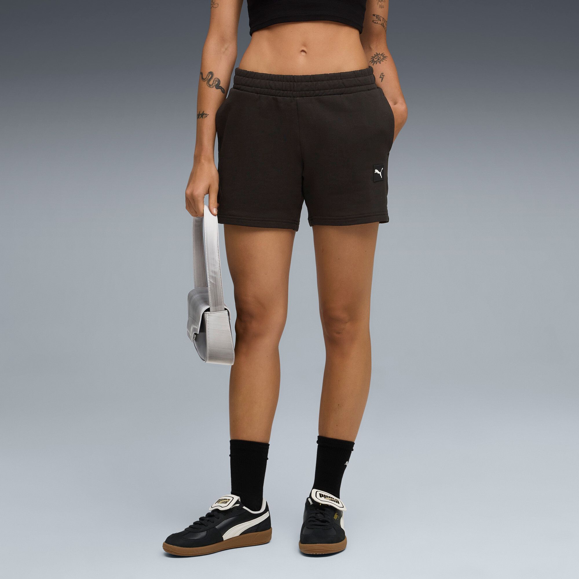 short 5 à taille mi-haute ess elevated femme - M