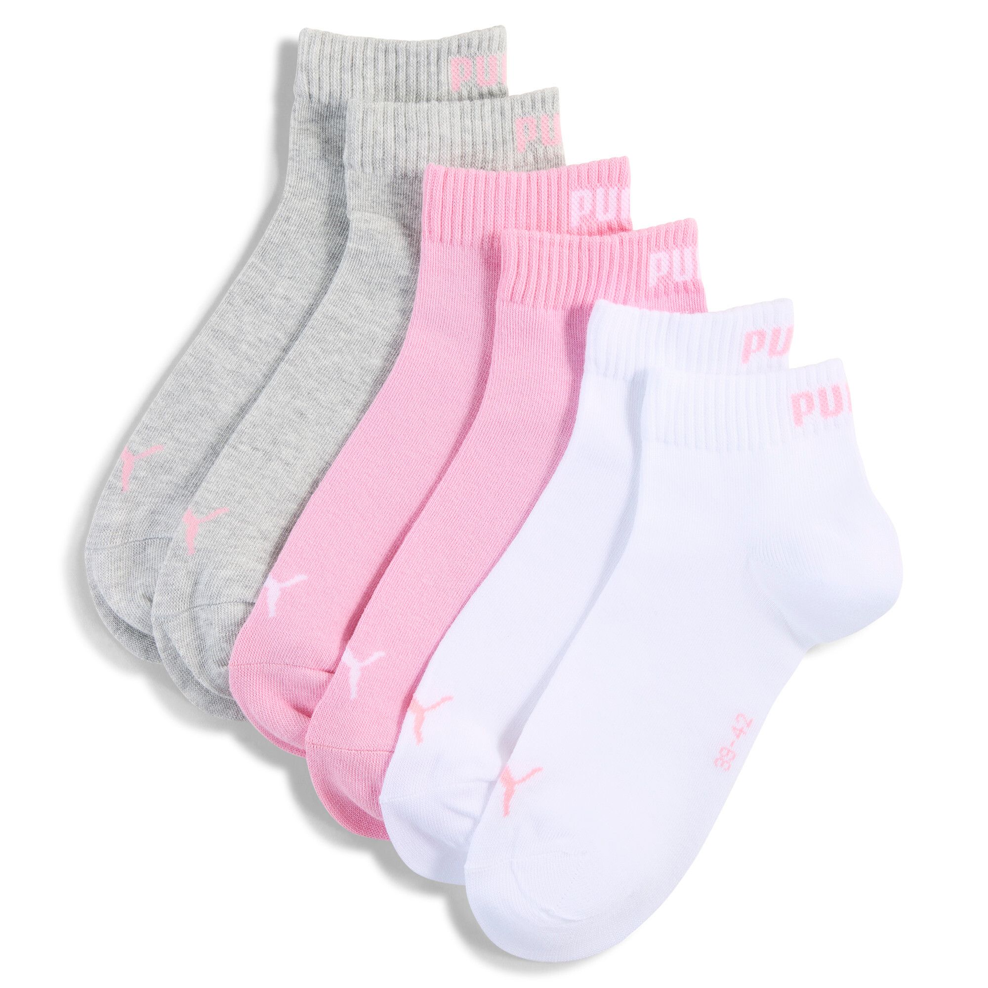Chaussettes Puma unisexe Chaussettes Paquet de 3 Quarter 3P 35 / - vue 2