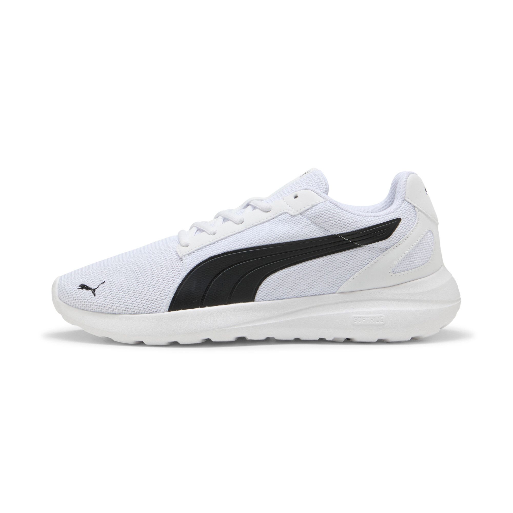 Puma Sneakers Softride Cosmic Unisexe, Chaussures, Blanc/Noir, 43 Puma Sneakers Softride Cosmic Unisexe, Chaussures, Blanc/Noir, 43