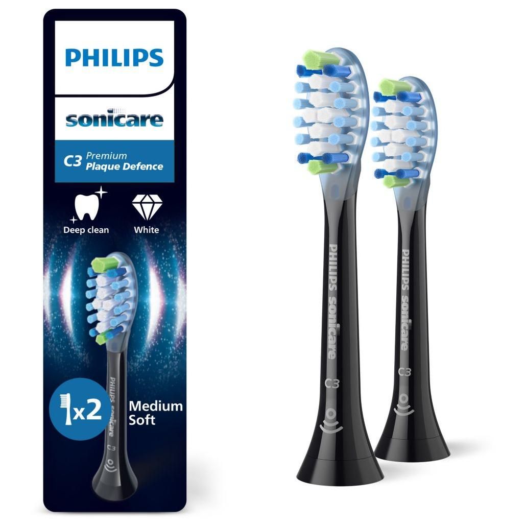 Brossette dentaire Sonicare lot de 2 HX904288 Premium Plaque Defence C3