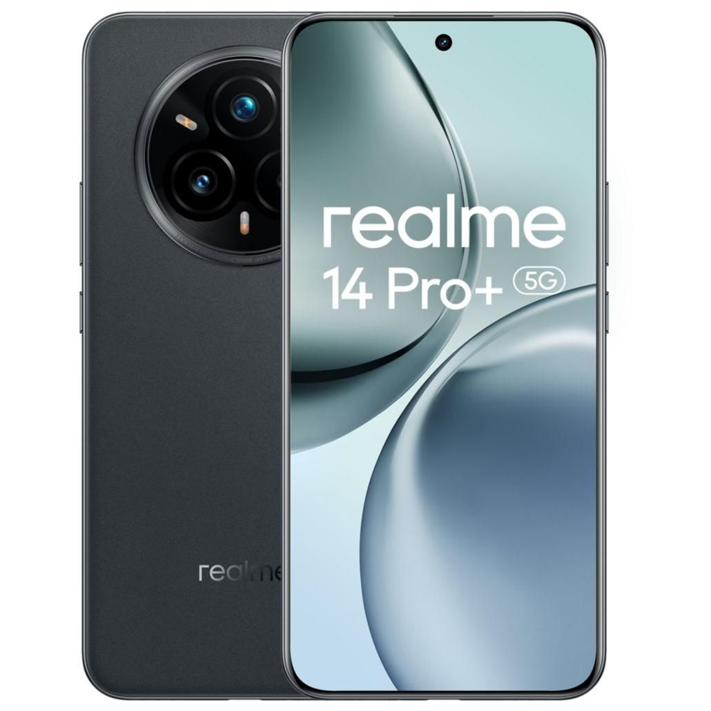 Realme 14 Pro+ 5G Dual-SIM 512 Go Gris suède Realme 14 Pro+ 5G Dual-SIM 512 Go Gris suède