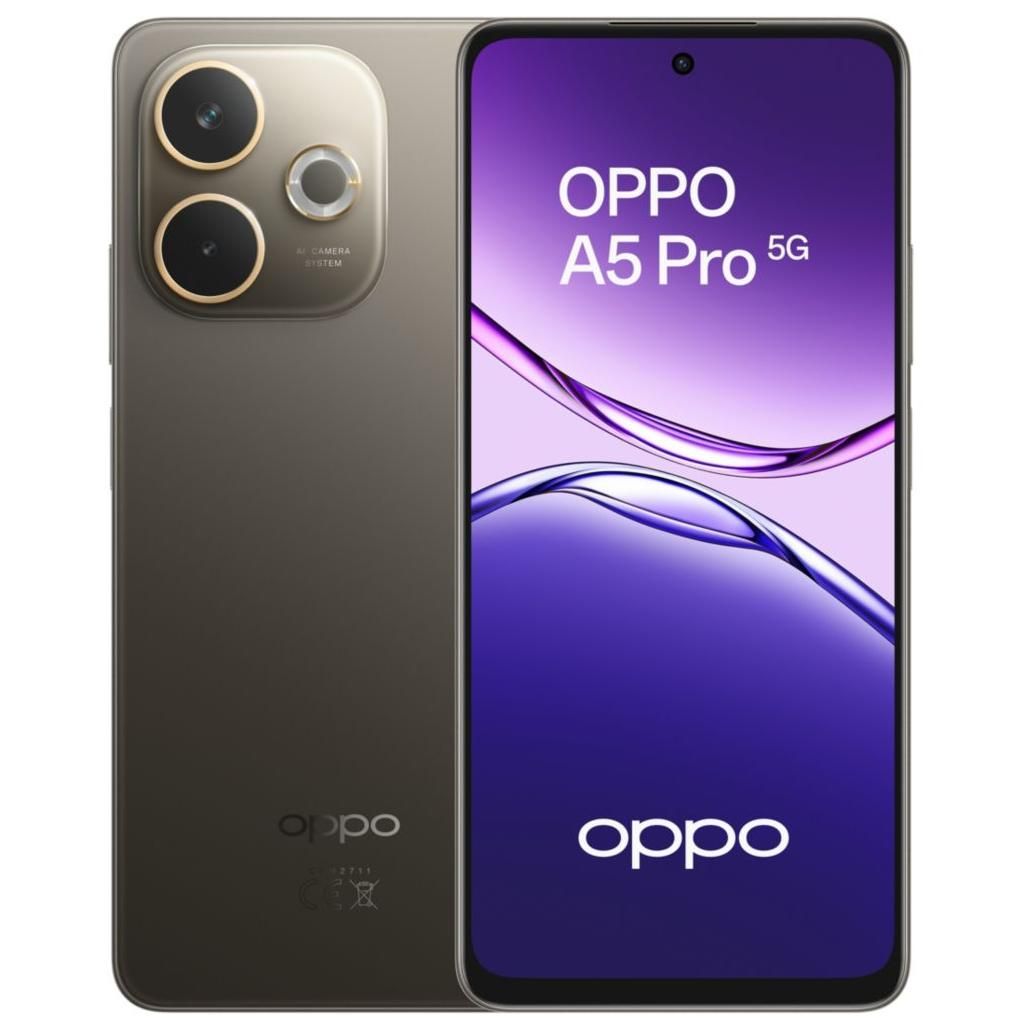 Smartphone OPPO A5 Pro 256Go Noir/Marron 5G