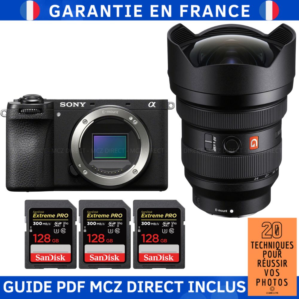 Sony Alpha 6700 A6700 + FE 12 24mm f2.8 GM + 3 SanDisk Extreme PRO UHS II SDXC 300 MB/ + Guide PDF MCZ DIRECT '20 TECHNIQUES POUR RÉUSSIR VOS PHOTOS - vue 4